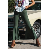 Azura Exchange High Waist Fit and Flare Pants - S thumbnail