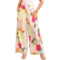 Azura Exchange Color Palette Print Wide Leg Pants - S thumbnail