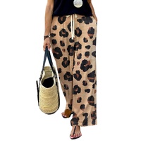 Azura Exchange Wide Leg Drawstring Pants - S thumbnail