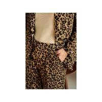 Azura Exchange Leopard Print Wide Leg Pants - M thumbnail