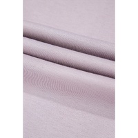 Orchid Petal Drawstring Waist Satin Stripe Patch Straight Leg High Waist Pants - M thumbnail