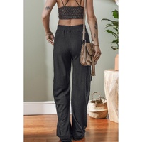 Carbon Grey Cargo Pockets Drawstring Sweatpants - L thumbnail