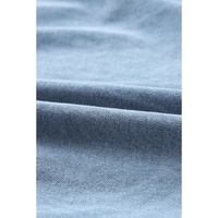 Azura Exchange Sky Blue Buttoned Long Sleeve Denim Mini Dress - M thumbnail
