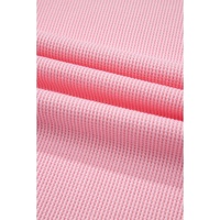 Pink Stripe Patchwork Colorblock Plus Size T Shirt - 1X thumbnail
