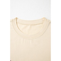 Parchment  Western Burro Cactus Crew Neck Graphic Tee - 1X thumbnail