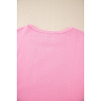 Pink Touch Down Rugby Football Embroidered Plus Size Sweatshirt - 2X thumbnail