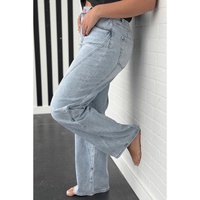 Beau Blue Light Wash Exposed Seam Plus Size Jeans - 2X thumbnail
