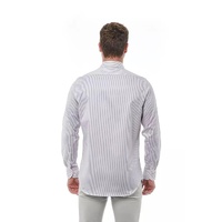 Bagutta Men's White Cotton Shirt - M thumbnail