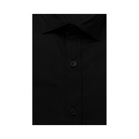 Bagutta Men's Black Cotton Shirt - 2XL thumbnail
