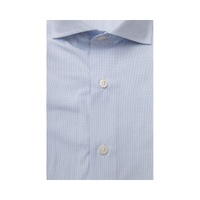 Bagutta Men's Light Blue Cotton Shirt - 2XL thumbnail