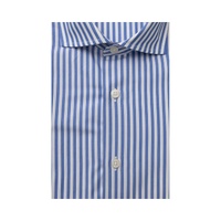 Bagutta Men's Light Blue Cotton Shirt - 2XL thumbnail