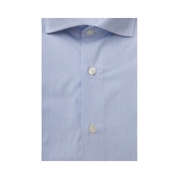 Bagutta Men's Light Blue Cotton Shirt - 2XL thumbnail
