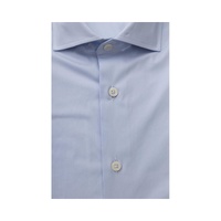 Bagutta Men's Light Blue Cotton Shirt - XL thumbnail