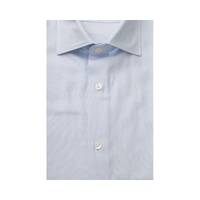 Bagutta Men's Light Blue Cotton Shirt - L thumbnail