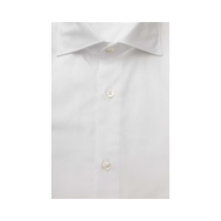 Bagutta Men's White Cotton Shirt - M thumbnail
