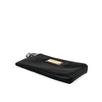 Dolce & Gabbana Men's Black Nylon Logo Plaque Keyring Pouch Clutch Bags - One Size thumbnail