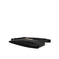 Dolce & Gabbana Women's Black Nylon Logo Plaque Keyring Pouch Clutch Bag - One Size thumbnail