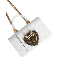 Dolce & Gabbana Women's White Silicone Devotion Heart Cover Hand Bag Airpod Case - One Size thumbnail