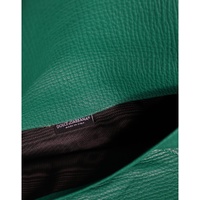 Dolce & Gabbana Women's Green Leather Handbag Clutch Mini Purse Pouch Tablet Case - One Size thumbnail