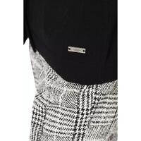 Baldinini Monogram Metal Front Closure Shirt M Women thumbnail