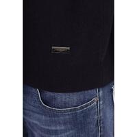 Baldinini Crewneck Sweater with Metal Monogram L Men thumbnail