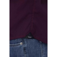 Baldinini Trend Men's Bordeaux Cotton Shirt - 2XL thumbnail