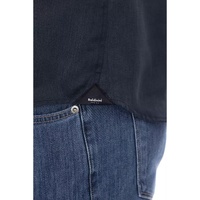 Baldinini Trend Men's Blue Linen Shirt - L thumbnail