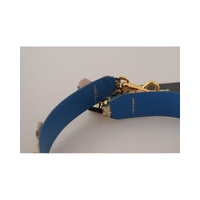 Dolce & Gabbana Women's Beige Python Leather Floral Studded Shoulder Strap - One Size thumbnail