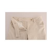 Cropped Corduroy Pants with Logo Details 44 IT Women thumbnail