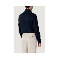 Calvin Klein Men's Blue Cotton Shirt - 41 IT thumbnail