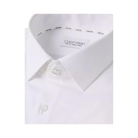 Calvin Klein Men's White Cotton Shirt - 41 IT thumbnail