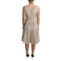 Sleeveless A-line Dress with Polka Dot Pattern 42 IT Women thumbnail