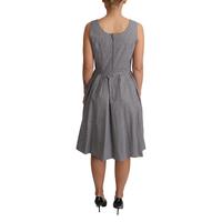 Sleeveless A-Line Geometric Pattern Dress 42 IT Women thumbnail
