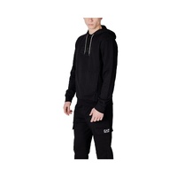 EA7 Emporio Armani Men's Black Cotton Sweater - 48 IT thumbnail