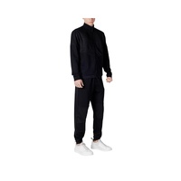 EA7 Emporio Armani Men's Black Cotton Sweatsuit - 48 IT thumbnail