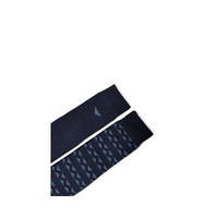 Emporio Armani Underwear Men's Blue Cotton Sock - One Size thumbnail