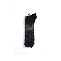 Emporio Armani Underwear Men's Black Cotton Sock - One Size thumbnail
