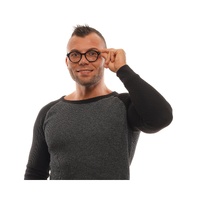 Ermenegildo Zegna Men's Black  Optical Frames - One Size thumbnail