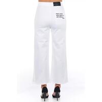 High Waist Cropped Trousers with Multipockets 40 IT Women thumbnail