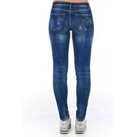 Worn Wash Skinny Denim Jeans with Multi-Pockets W26 US Women thumbnail