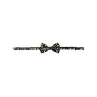 Dolce & Gabbana Men's Black Silk Cocktail Adjustable Neck  Bow Tie - One Size thumbnail