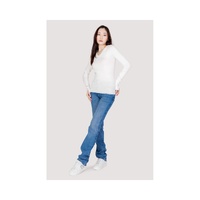 Guess Women's White Cotton Tops & T-Shirt - 44 IT thumbnail
