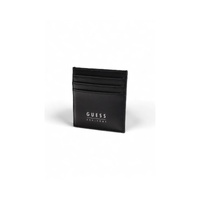 Guess Men's Black Leather Wallet - One Size thumbnail