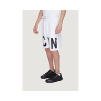 Icon Men's White Cotton Short - 44 IT thumbnail