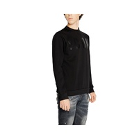 Icon Men's Black Cotton Sweater - 42 IT thumbnail