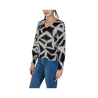 Jacqueline De Yong Women's Black Recycled Polyester Shirt - 42 IT thumbnail
