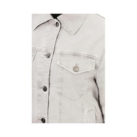 Jacob Cohen Women's Elegant Gray Cotton Blend Jacket - 40 IT thumbnail