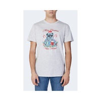 Jack Jones Men's Gray Cotton T-Shirt - 46 IT thumbnail