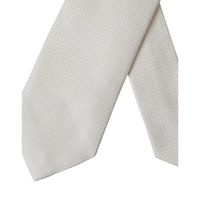 Dolce & Gabbana Men's Off White Patterned Silk Classic Adjustable Tie - One Size thumbnail