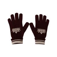 Patterned Cashmere Gloves with Byzantine Crown Detail 9 Men thumbnail